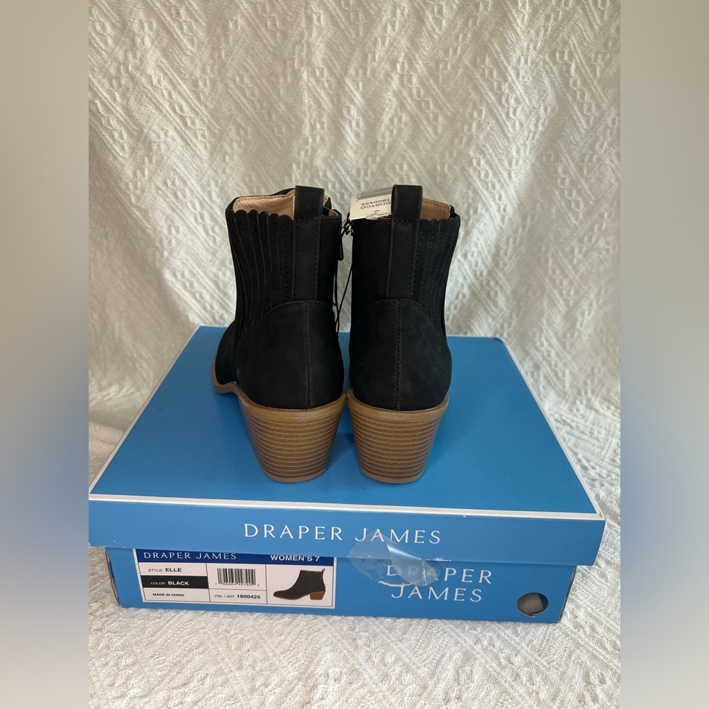 Draper James "Elle" Heeled Booties in Black, size 7, NIB/NWT! - Picture 5 of 10
